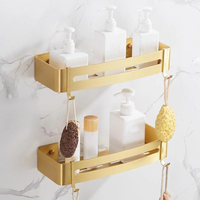 Modern Gold Bathroom Accessory Kit Towel Bar Bath Shelf Bath Hardware Set -Bathlova