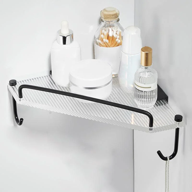 Modern Gold/Black 3 Piece Bathroom Accessory Set, Bath Shelf -Bathlova