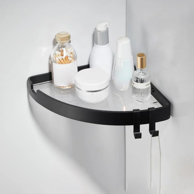 Modern Gold/Black 3 Piece Bathroom Accessory Set, Bath Shelf -Bathlova