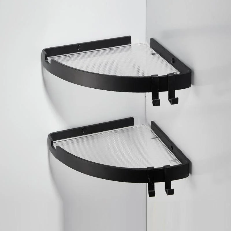 Modern Gold/Black 3 Piece Bathroom Accessory Set, Bath Shelf -Bathlova