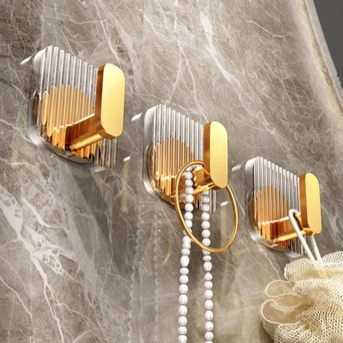 Modern Golden Bathroom Accessory As Individual Or As a Set with Bath Shelf -Bathlova