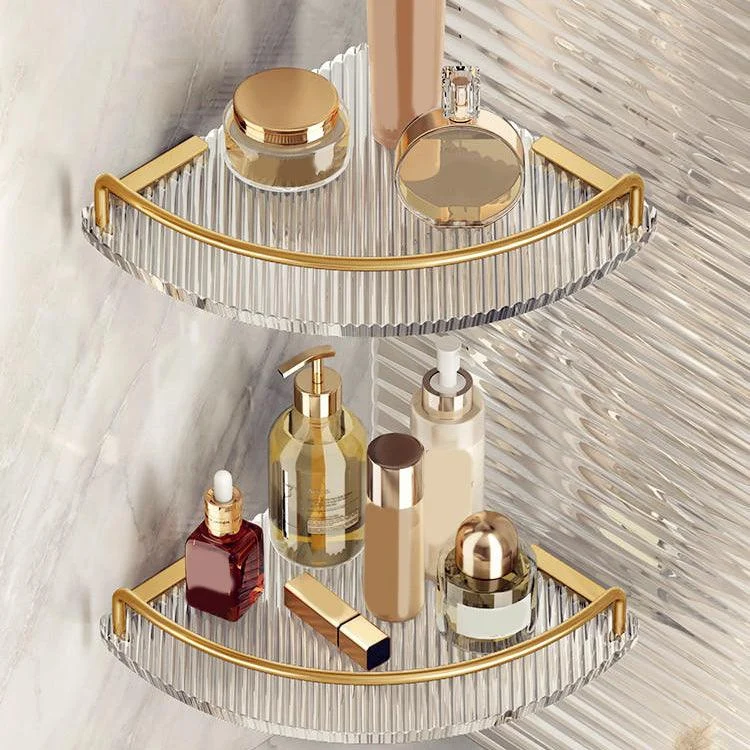 Modern Golden Bathroom Accessory As Individual Or As a Set with Bath Shelf -Bathlova