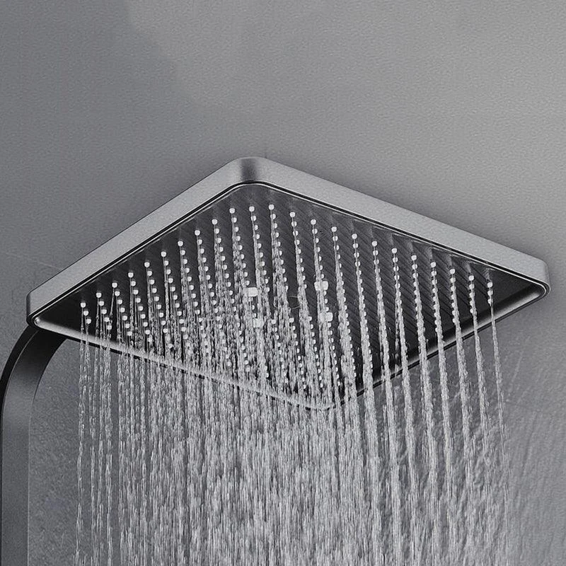 Modern Gray Shower Set 2 Shower Heads Shower System for Bathroom -Bathlova