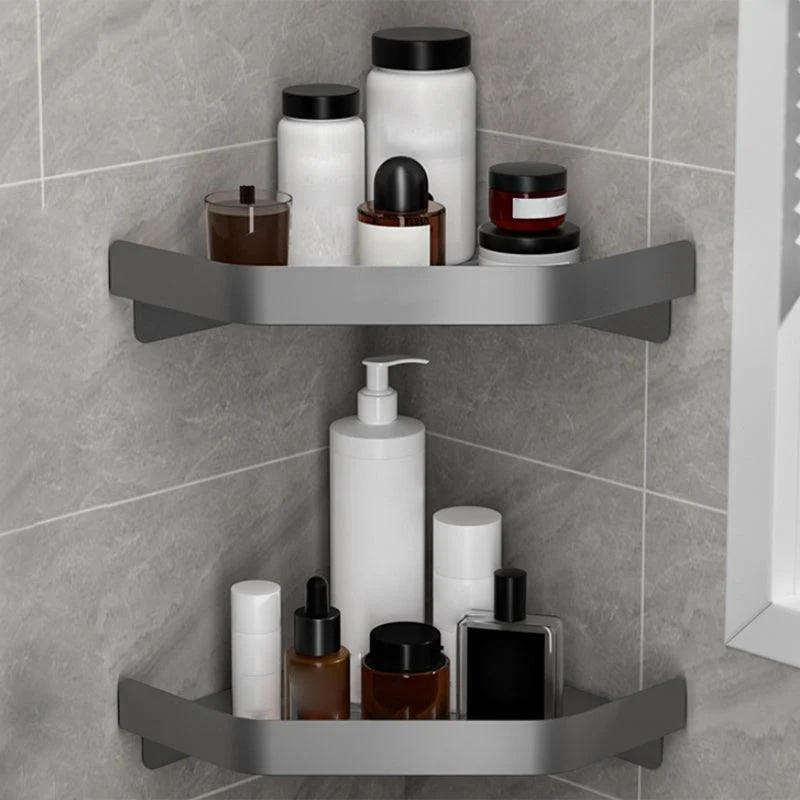 Modern Grey Bath Hardware Set Towel Bar Paper Holder Bathroom Accessory Kit -Bathlova