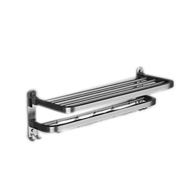 Modern Grey Bathroom Accessory Set Bath Shelf Bath Hardware Set -Bathlova