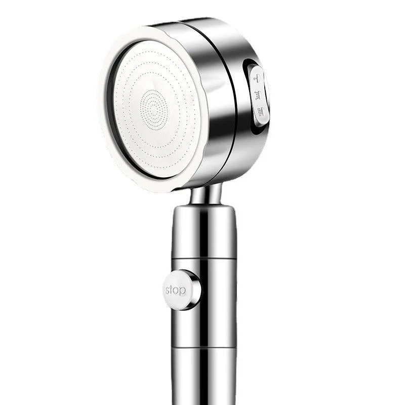 Modern Handheld Shower Head 3 Sprays Round Metal Shower Heads -Bathlova