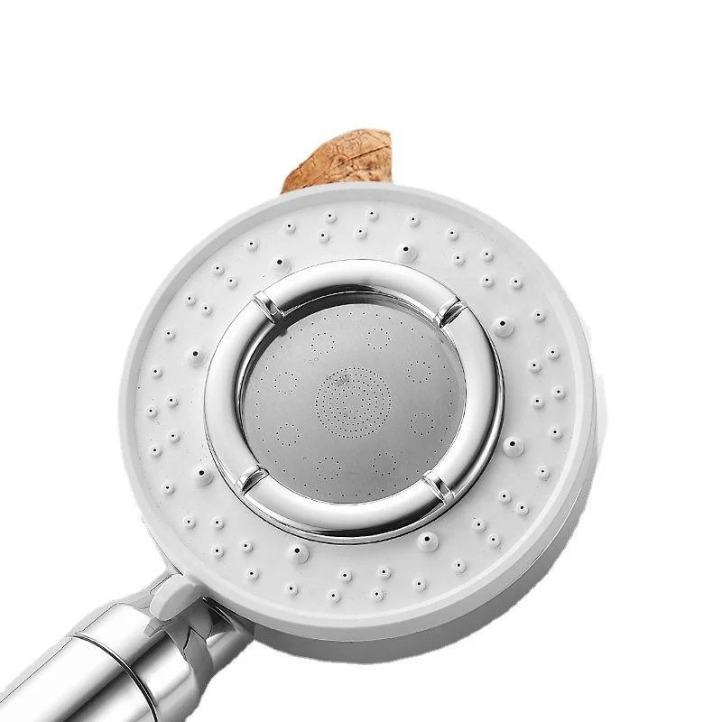 Modern Handheld Shower Head Adjustable Spray Pattern Shower Head in Stainless Steel -Bathlova