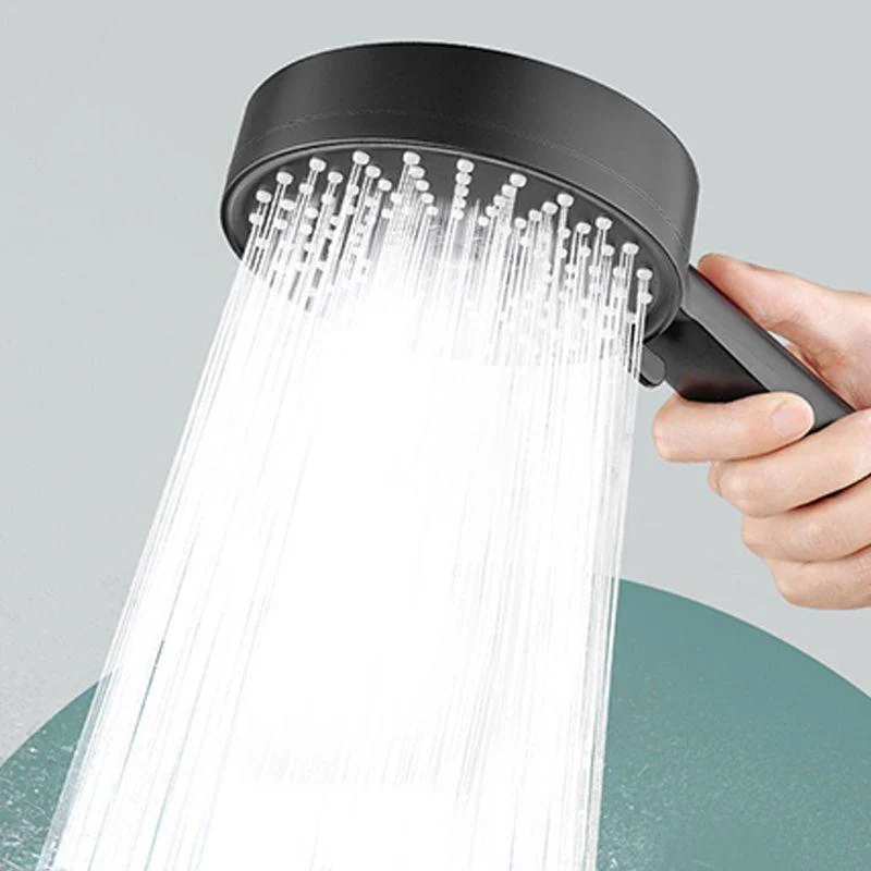 Modern Handheld Shower Head Adjustable Water Flow 5 Setting Wall-Mount Showerhead -Bathlova