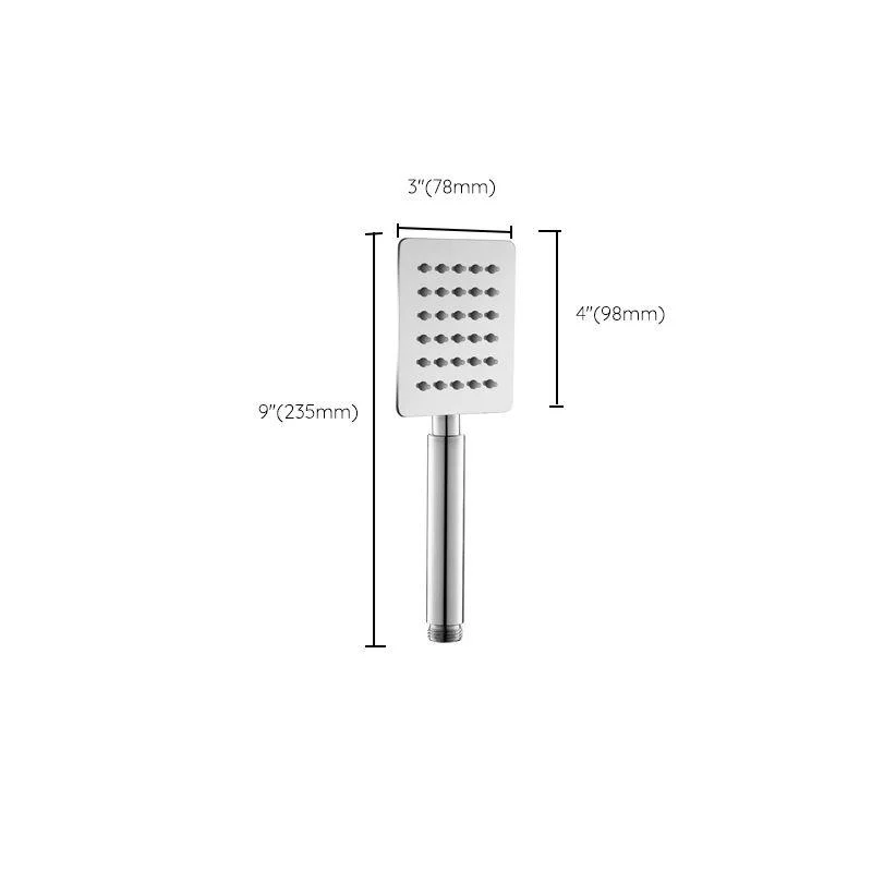 Modern Handheld Shower Head Pressurized 304 Stainless Steel Shower Head -Bathlova