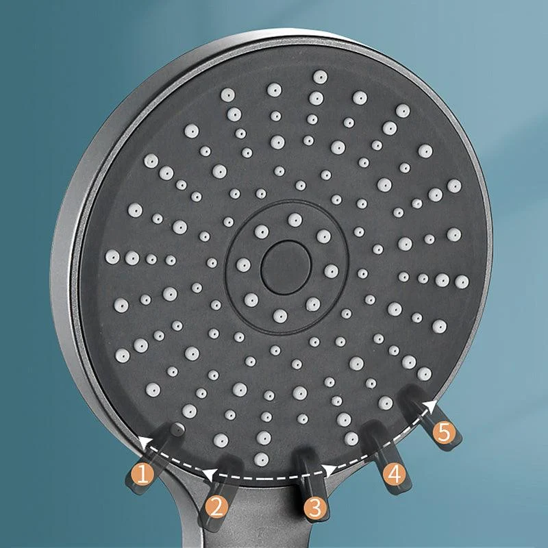 Modern Handheld Shower Head Round Standard Round Shower Heads -Bathlova