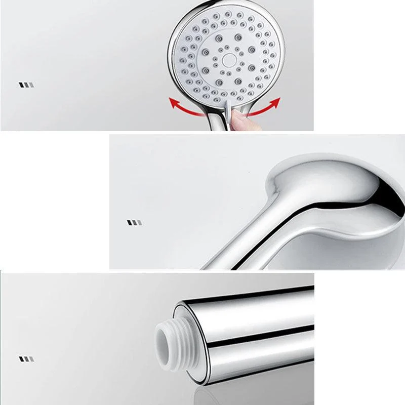 Modern Handheld Shower Head Self-Cleaning Wall-Mount Shower Head -Bathlova