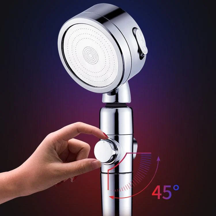 Modern Handheld Supercharged Shower Head Round 3 Setting Spray Head -Bathlova