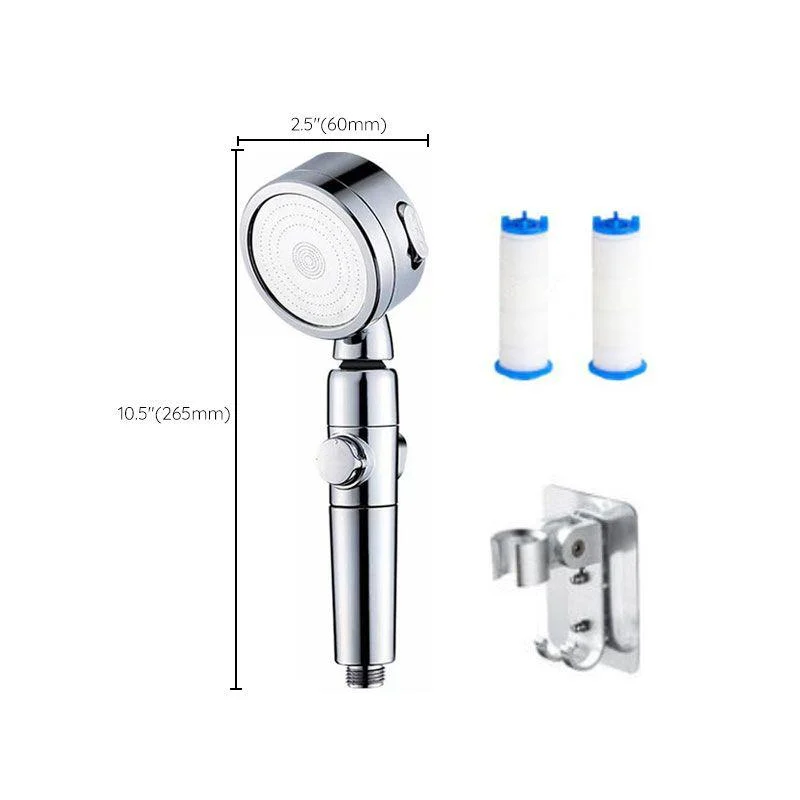 Modern Handheld Supercharged Shower Head Round 3 Setting Spray Head -Bathlova