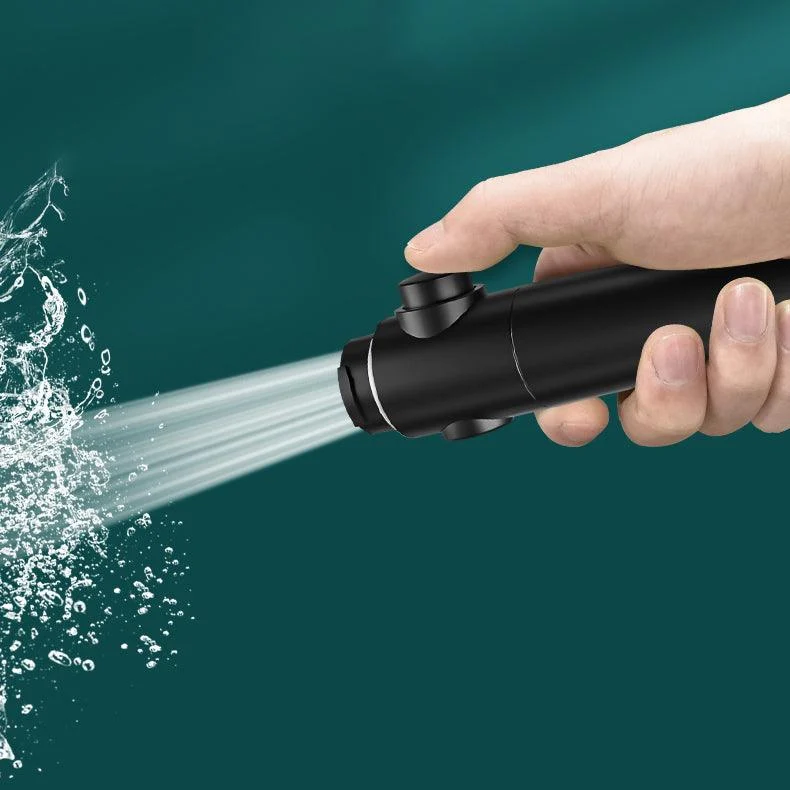 Modern Handheld Supercharged Shower Head Round Turbo Spray Head -Bathlova