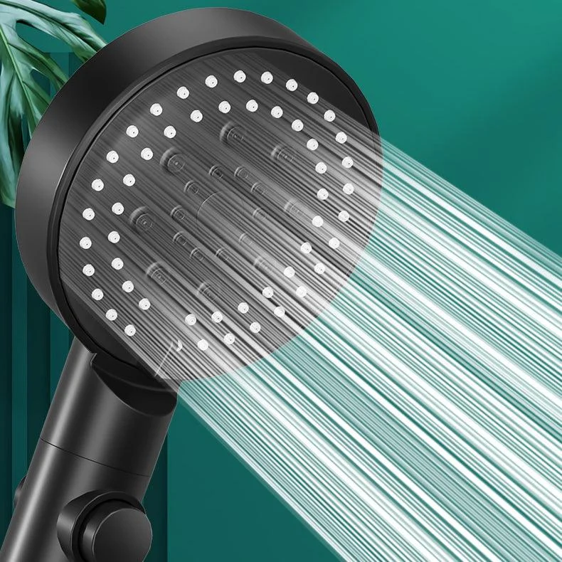 Modern Handheld Supercharged Shower Head Round Turbo Spray Head -Bathlova