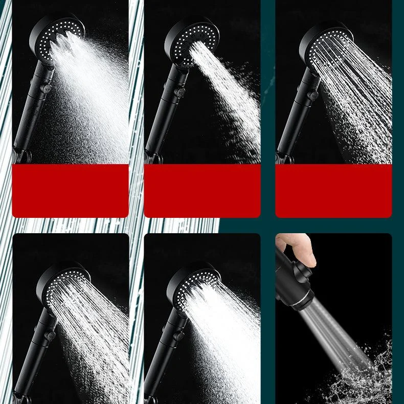 Modern Handheld Supercharged Shower Head Round Turbo Spray Head -Bathlova