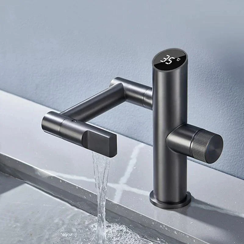 Modern Intelligent Digital Display Waterfall Taps Sink Tap Basin Tap -Bathlova