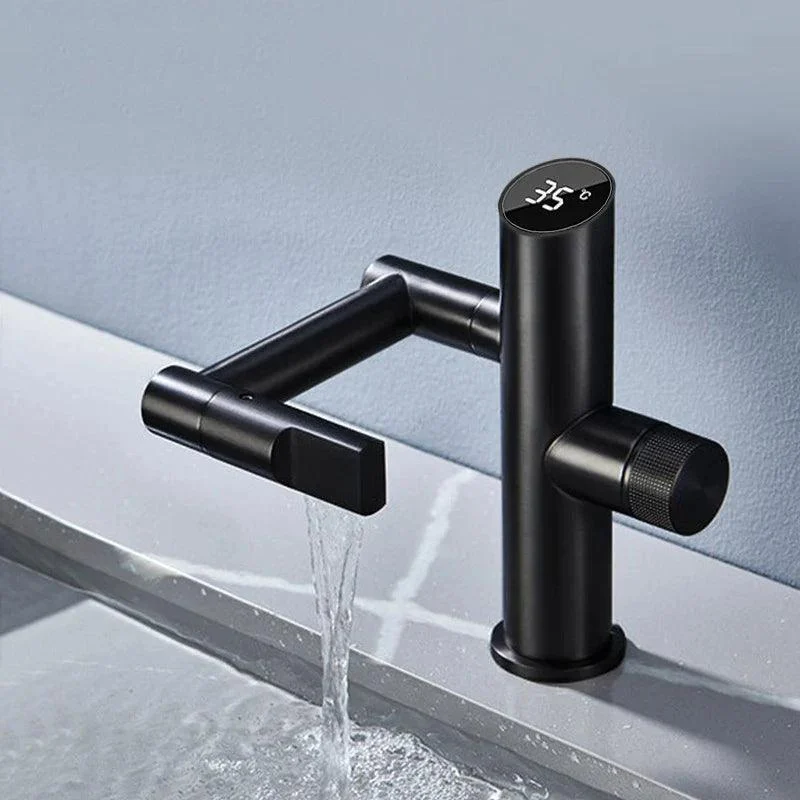 Modern Intelligent Digital Display Waterfall Taps Sink Tap Basin Tap -Bathlova