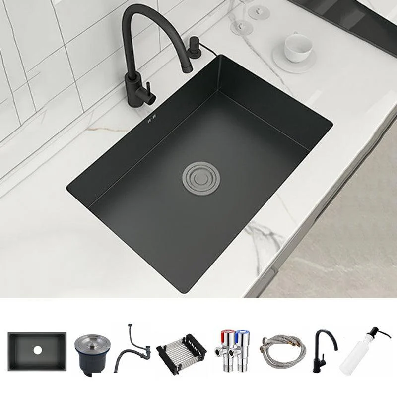 Modern Kitchen Bar Sink Stainless Steel Drain Assembly and Strainer Kitchen Sink -Bathlova