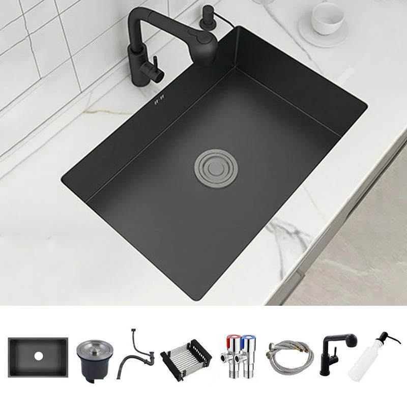 Modern Kitchen Bar Sink Stainless Steel Drain Assembly and Strainer Kitchen Sink -Bathlova