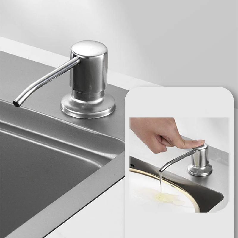 Modern Kitchen Sink Stainless Steel with Accessories and Tap Top-Mount Workstation Sink -Bathlova