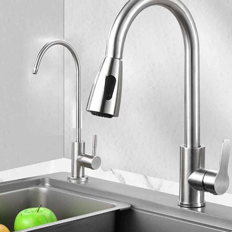 Modern Kitchen Sink Stainless Steel with Accessories and Tap Top-Mount Workstation Sink -Bathlova