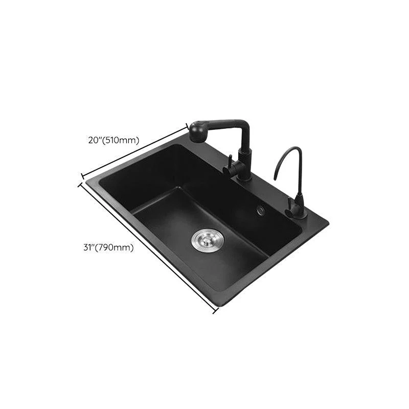 Modern Kitchen Sink Stainless Steel with Accessories and Tap Undermount Workstation -Bathlova