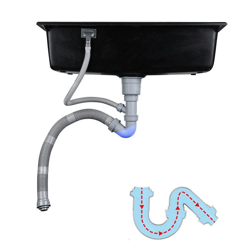 Modern Kitchen Sink Stainless Steel with Accessories and Tap Undermount Workstation -Bathlova