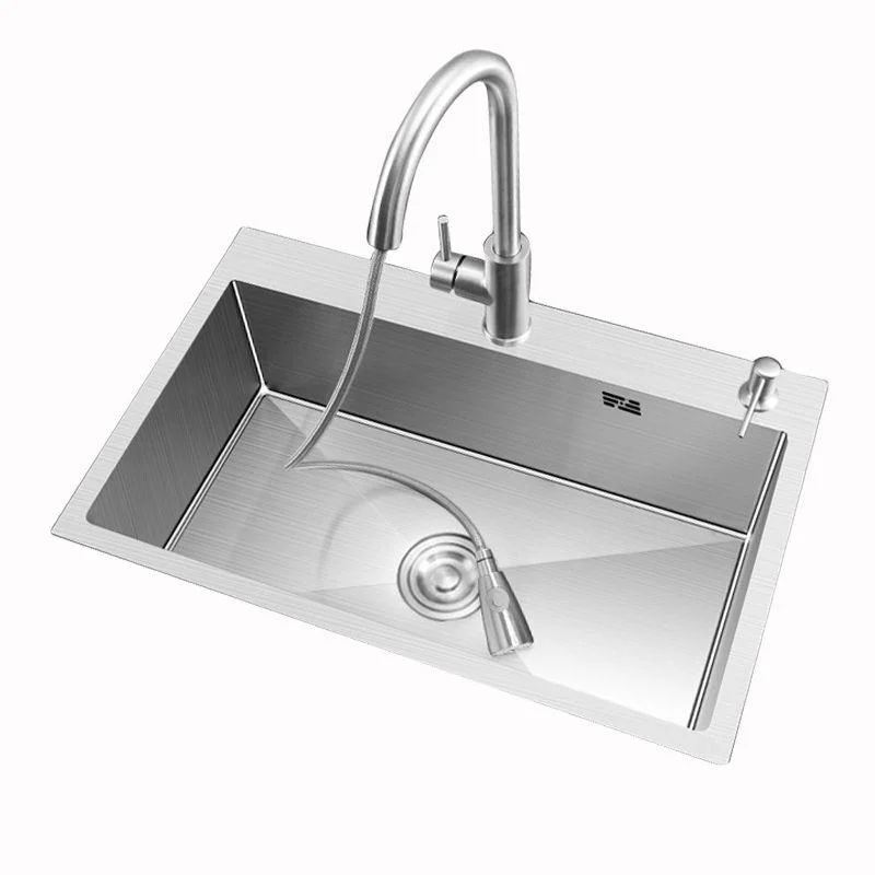 Modern Kitchen Sink Stainless Steel with Accessories and Tap Workstation Sink -Bathlova