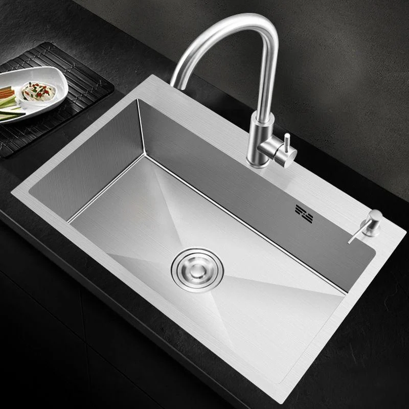 Modern Kitchen Sink Stainless Steel with Accessories and Tap Workstation Sink -Bathlova