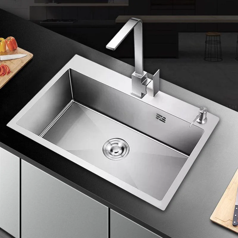 Modern Kitchen Sink Stainless Steel with Accessories and Tap Workstation Sink -Bathlova