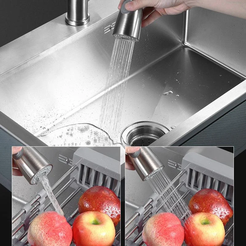 Modern Kitchen Sink Stainless Steel with Accessories and Tap Workstation Sink -Bathlova