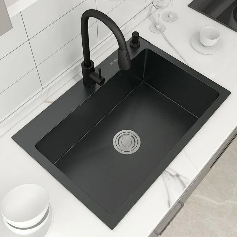 Modern Kitchen Sink Stainless Steel with Accessories Tap and Soap Dispenser Workstation -Bathlova