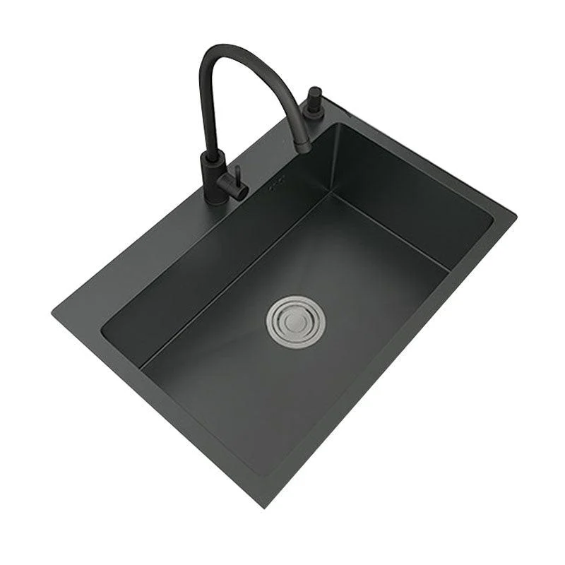 Modern Kitchen Sink Stainless Steel with Accessories Tap and Soap Dispenser Workstation -Bathlova