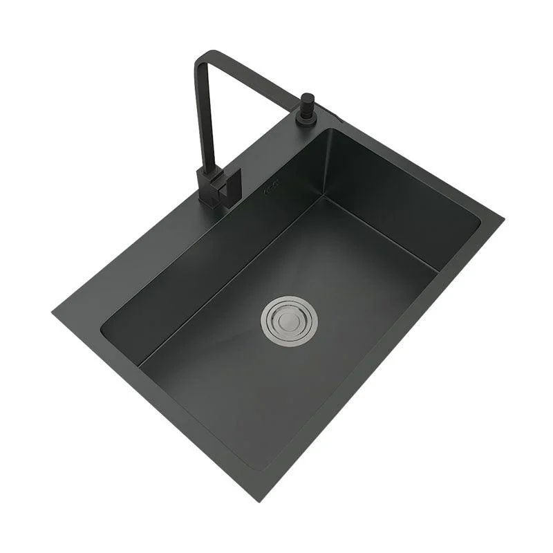 Modern Kitchen Sink Stainless Steel with Accessories Tap and Soap Dispenser Workstation -Bathlova