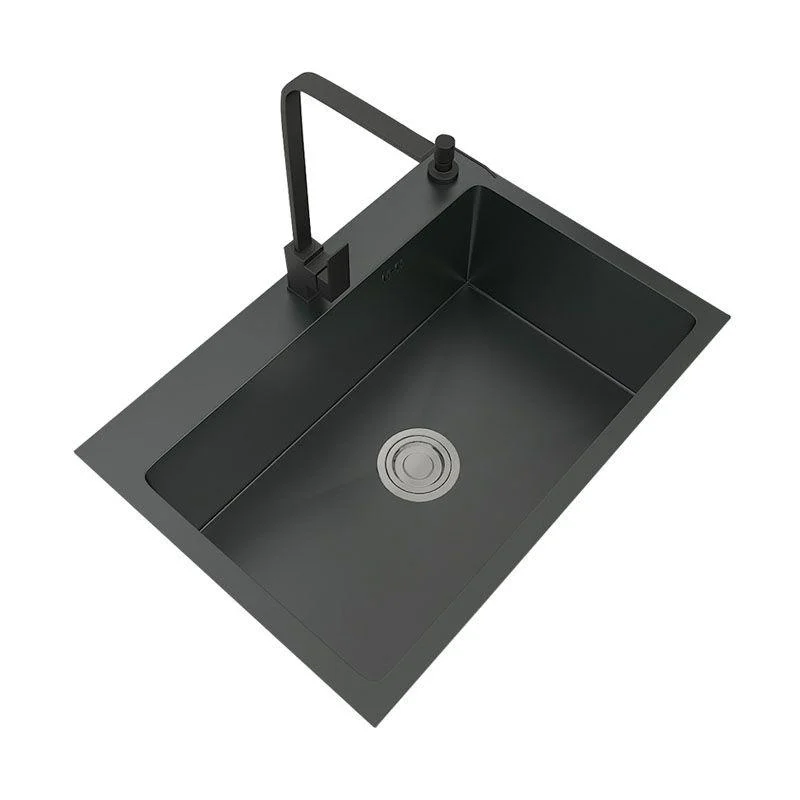 Modern Kitchen Sink Stainless Steel with Accessories Tap and Soap Dispenser Workstation -Bathlova