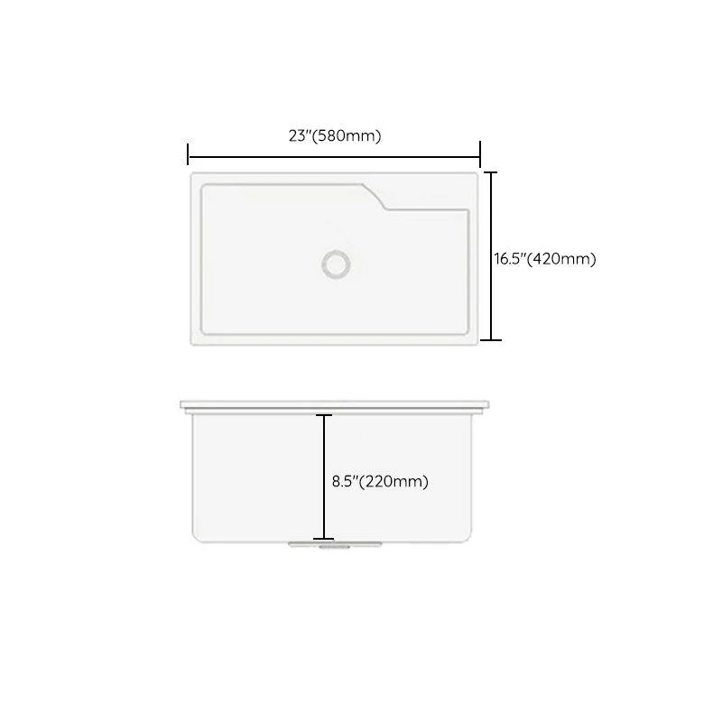 Modern Kitchen Sink Stainless Steel with Basket Strainer and Tap Workstation Sink -Bathlova