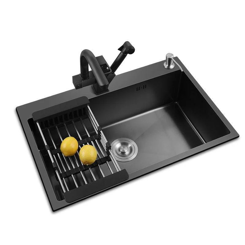 Modern Kitchen Sink Stainless Steel with Grid and Strainer Top-Mount Workstation Ledge -Bathlova