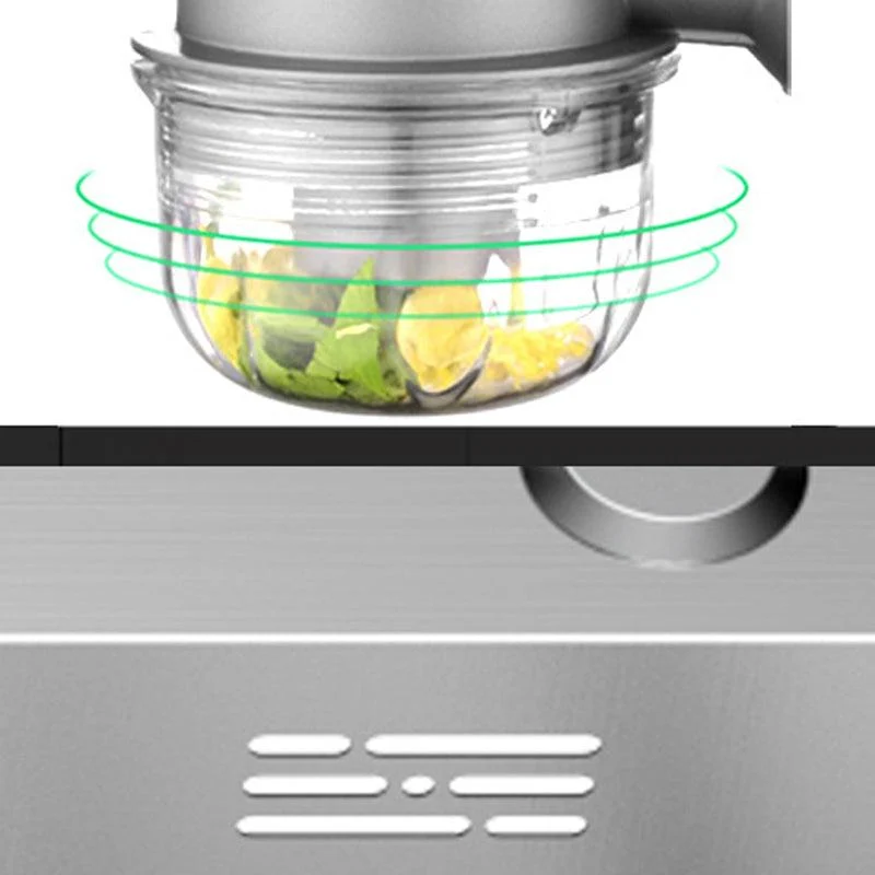 Modern Kitchen Sink Stainless Steel with Grid Strainer and Tap Workstation Sink -Bathlova