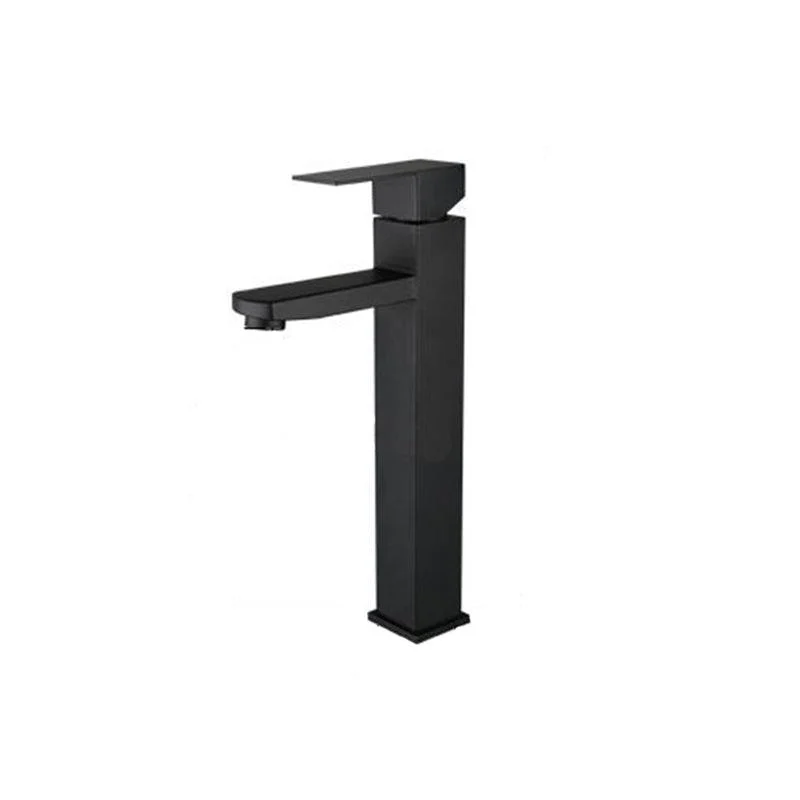 Modern Lavatory Tap Centerset Bathroom Sink Tap in Black -Bathlova