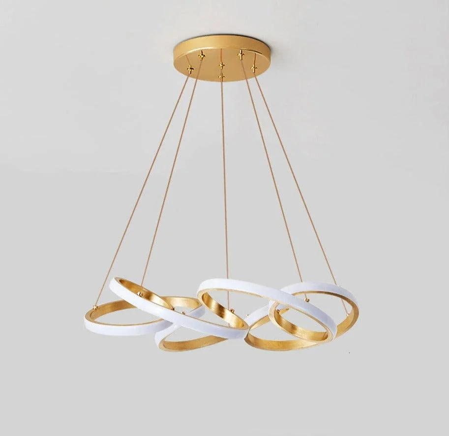 Modern LED Ribbon Chandelier -Bathlova