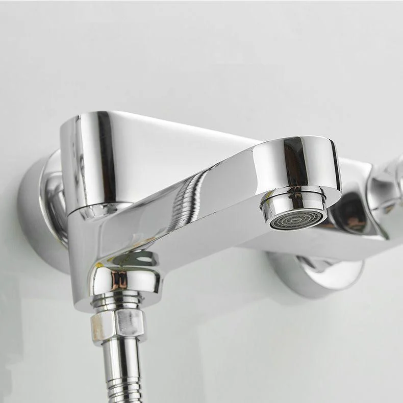 Modern Lever Handle Bath Tap Trim Wall Mounted Bathtub Tap -Bathlova