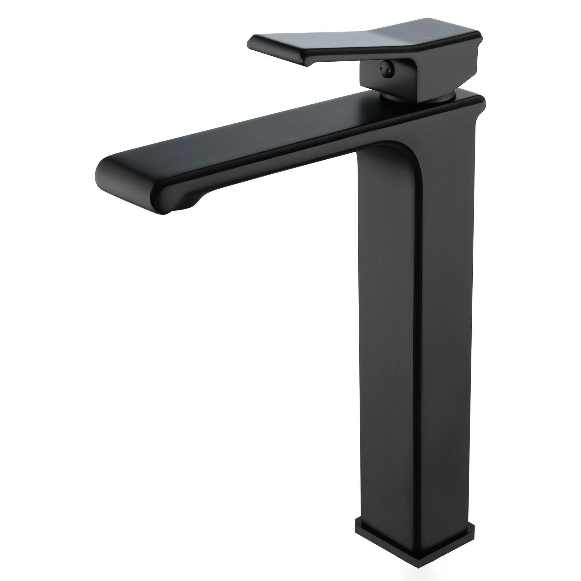 Modern Lever Handles Sink Tap Chrome Square Bathroom Sink Tap -Bathlova