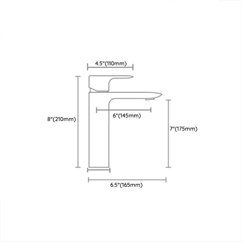 Modern Lever Handles Sink Tap White Brass Bathroom Sink Tap -Bathlova