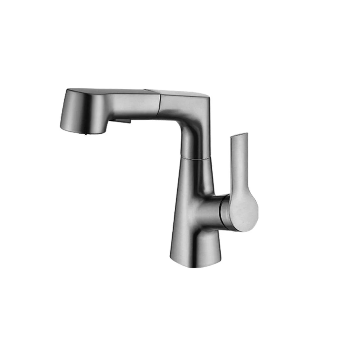 Modern Low Arc Sink Tap with Single Handle Bathroom Lifting Tap -Bathlova