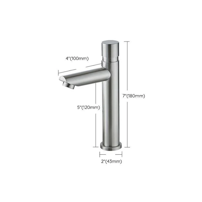 Modern Low Arc Sink Tap with Single Handle Bathroom Sink Tap -Bathlova