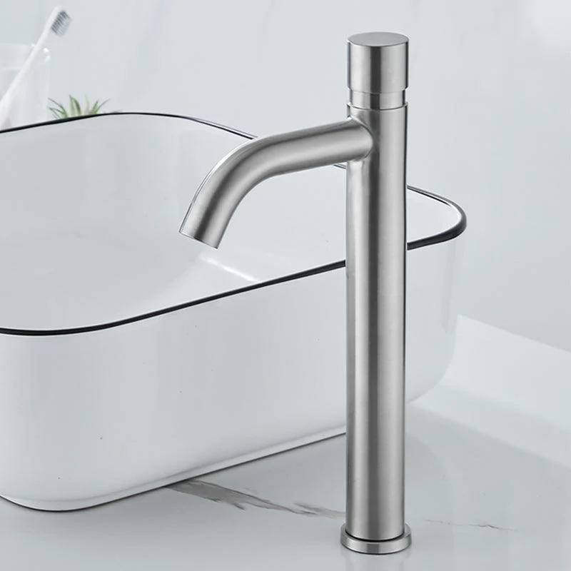 Modern Low Arc Sink Tap with Single Handle Bathroom Sink Tap -Bathlova