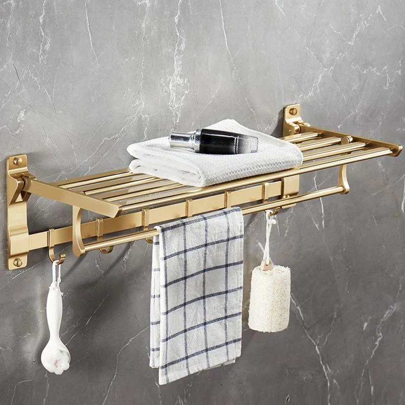 Modern Metal Bathroom Hardware Set Gold Bathroom Accessories Hardware Set -Bathlova