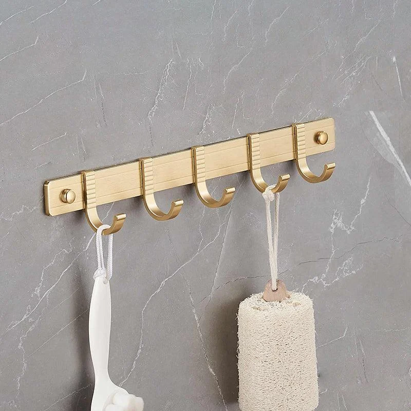 Modern Metal Bathroom Hardware Set Gold Bathroom Accessories Hardware Set -Bathlova