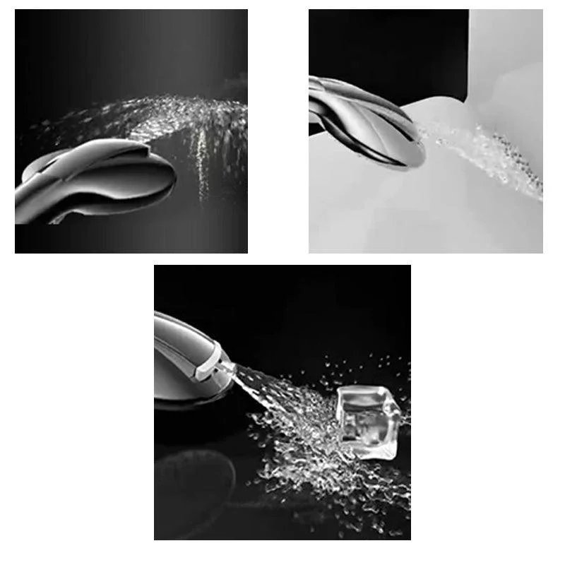 Modern Metal Handheld Shower Head Home Adjustable Spray Pattern Hand Shower -Bathlova